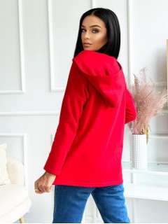 Bluza Asymetryczna Czerwona 